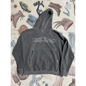 Kiss Road Kiss of Life 1st World Tour Gray Hoodie Pullover Size M